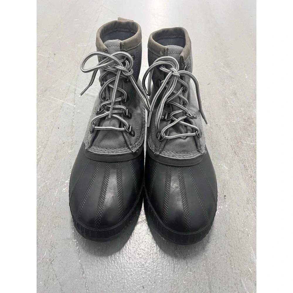 SOREL Cheyanne II Black/Gray Winter Waterproof Snow DUCK BOOTS NM2340-464 Mens 8